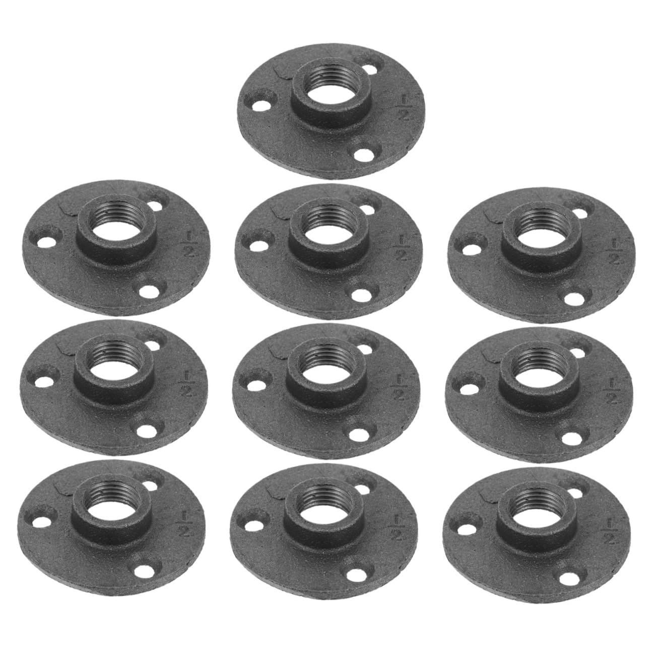Flange de sol pour étagère industrielle et décoration de salon