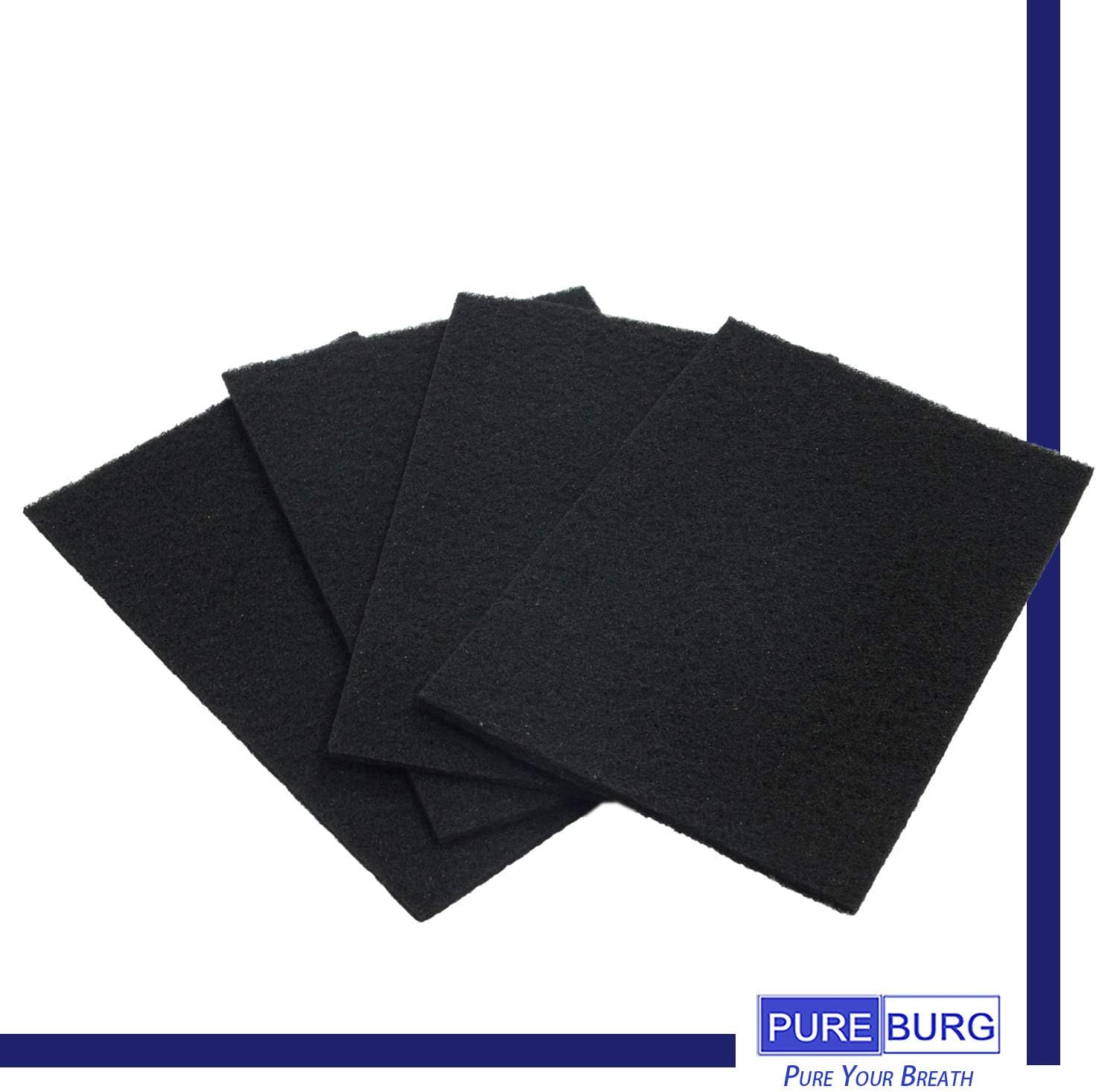 PUREBURG Replacement Filter Compatible with Holmes HAP8615 HAP633 HAP8625 HAP8650B HAP8650B-NU & Biaonaire GE 106633 Air Purifiers,2-Pack HAPF600 + HAPF60 - Image 3