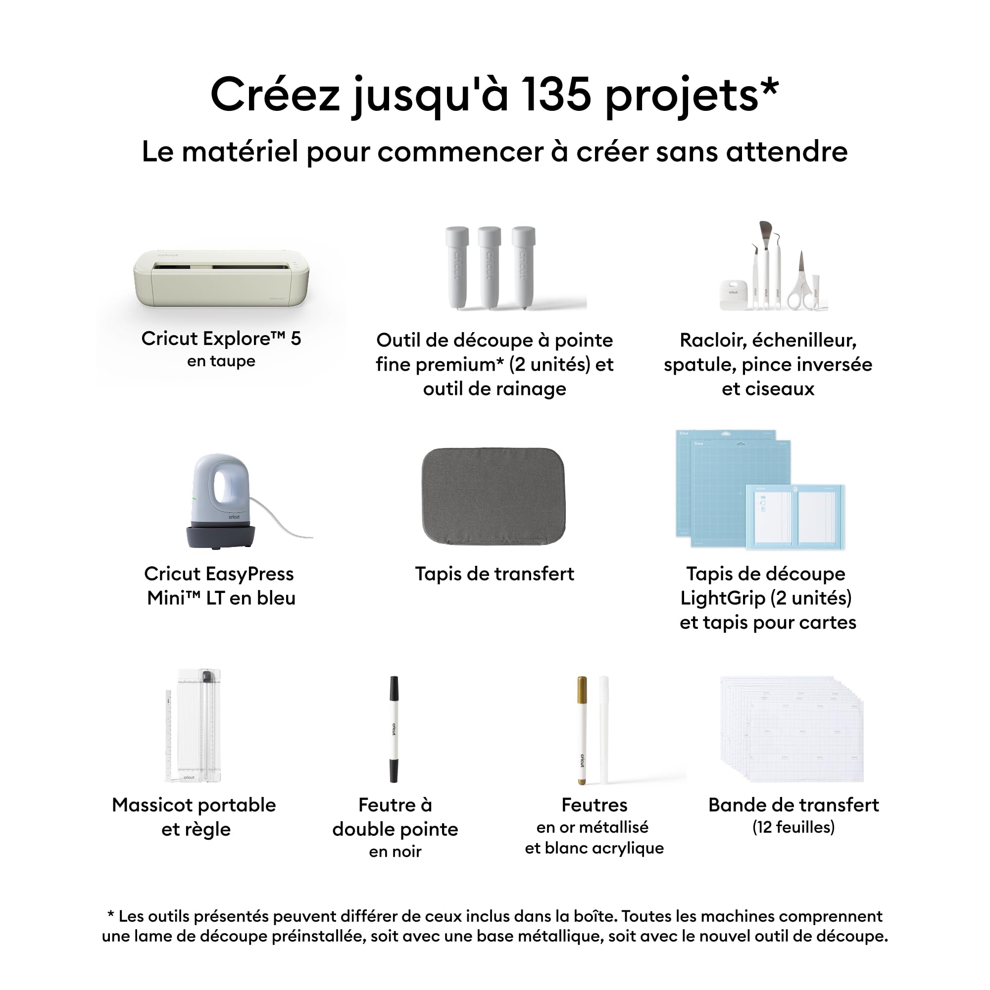 Cricut Explore™ 5 Pack Ultime + Contenu numérique