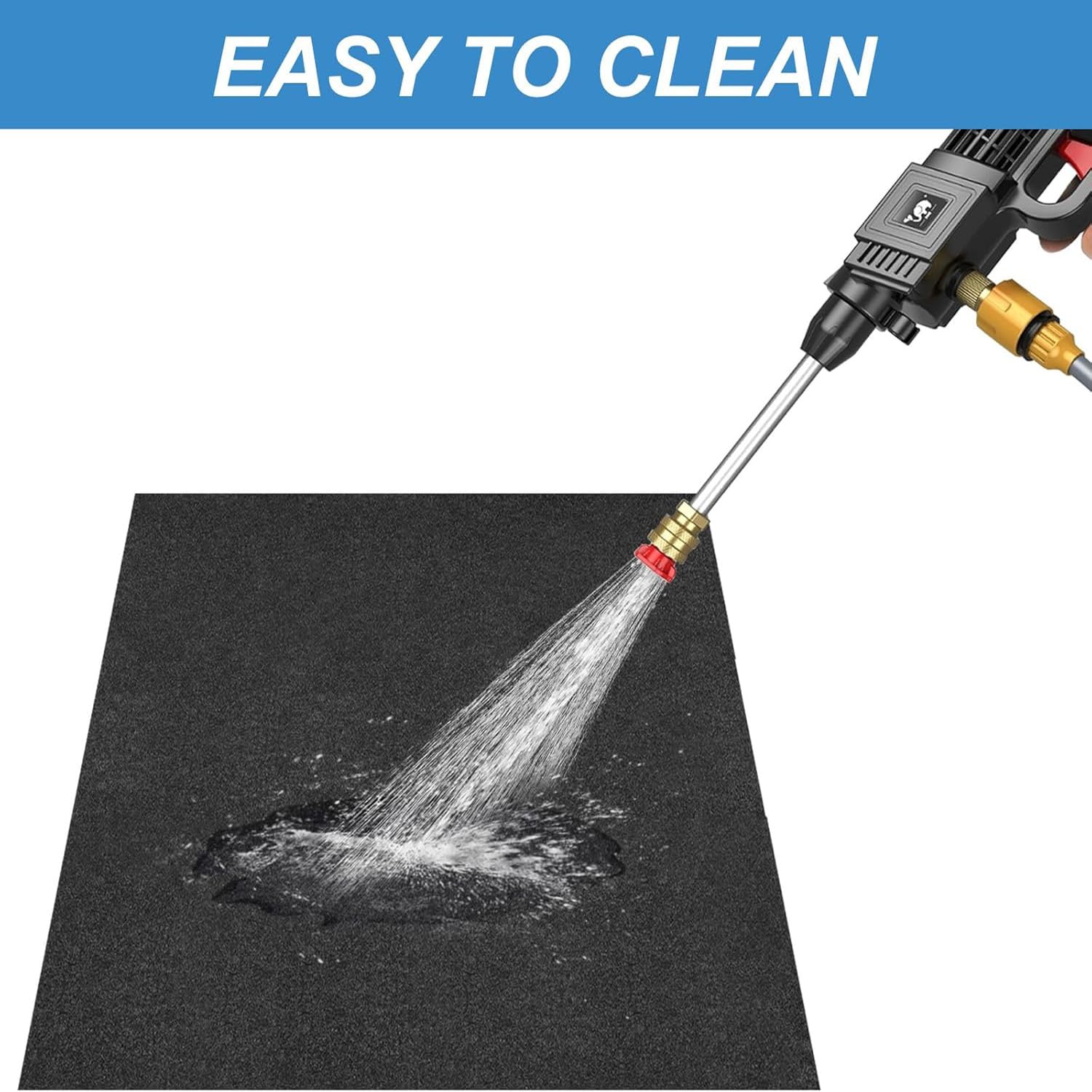 Tapis de récupération d'huile pour garage, 110 x 280 cm, tapis de sol de garage, tapis à huile de moto, protection de garage polyvalent, tapis absorbant résistant, tapis de protection, établi