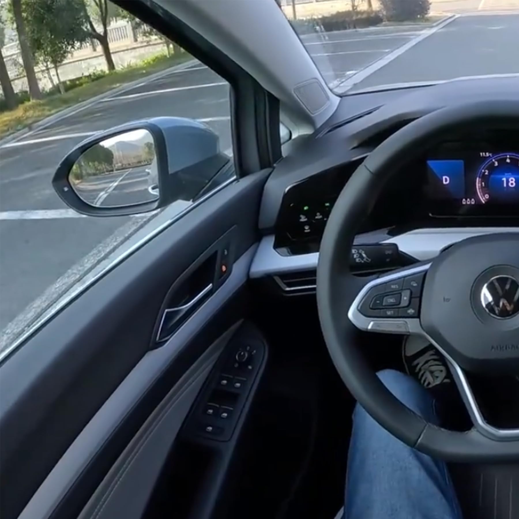Rétroviseur extérieur pour VW Golf 8 année 2019 - Rétroviseur électrique chauffant Accessoires avec clignotant gauche côté conducteur 6 pins