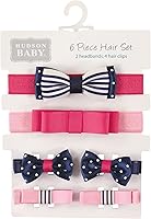 Vista 11 de Hudson Baby Cotton and Synthetic Headbands, Size 0-24 Months
