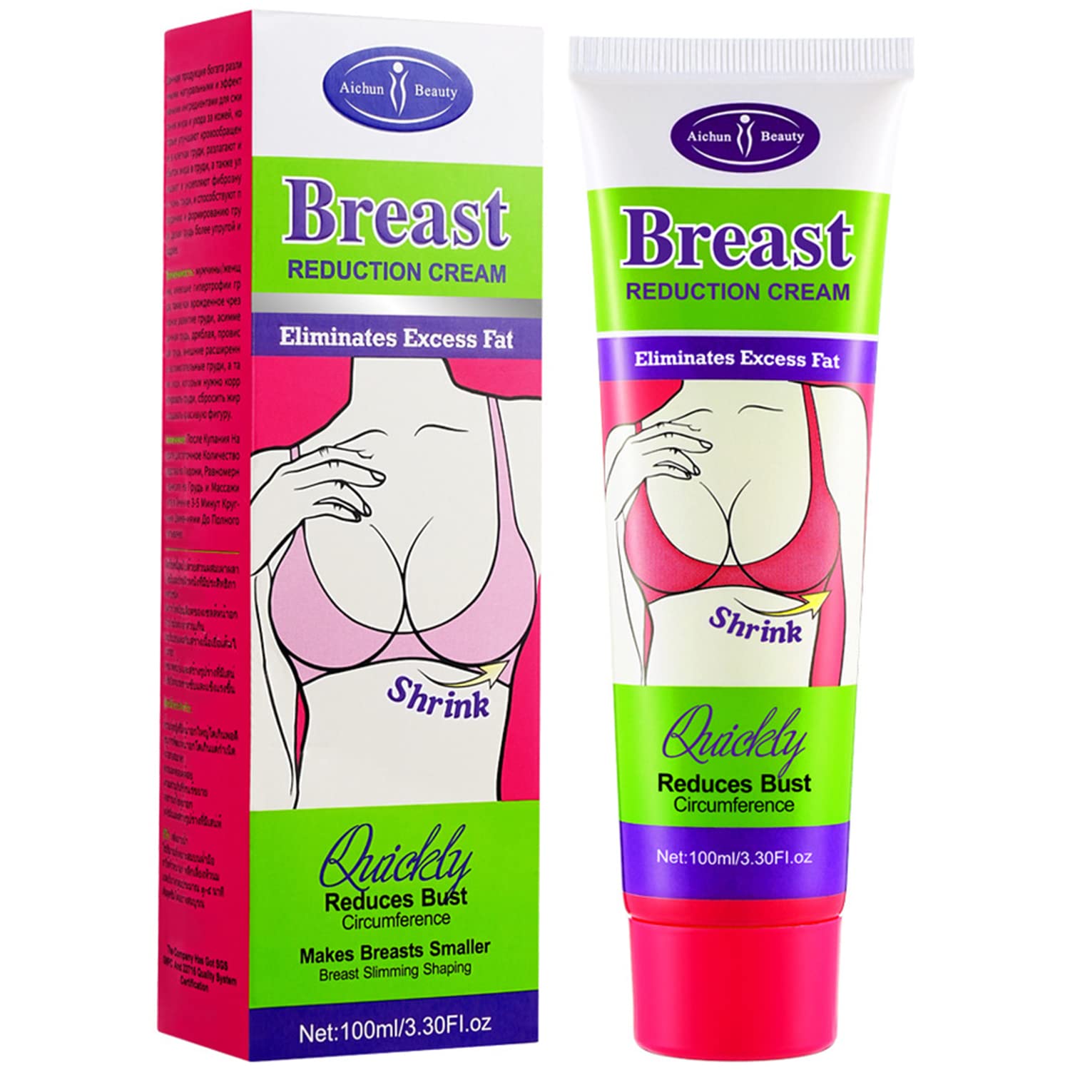 AICHUN BEAUTY Creme corporal para área dos seios 100 ml, 1 unidade