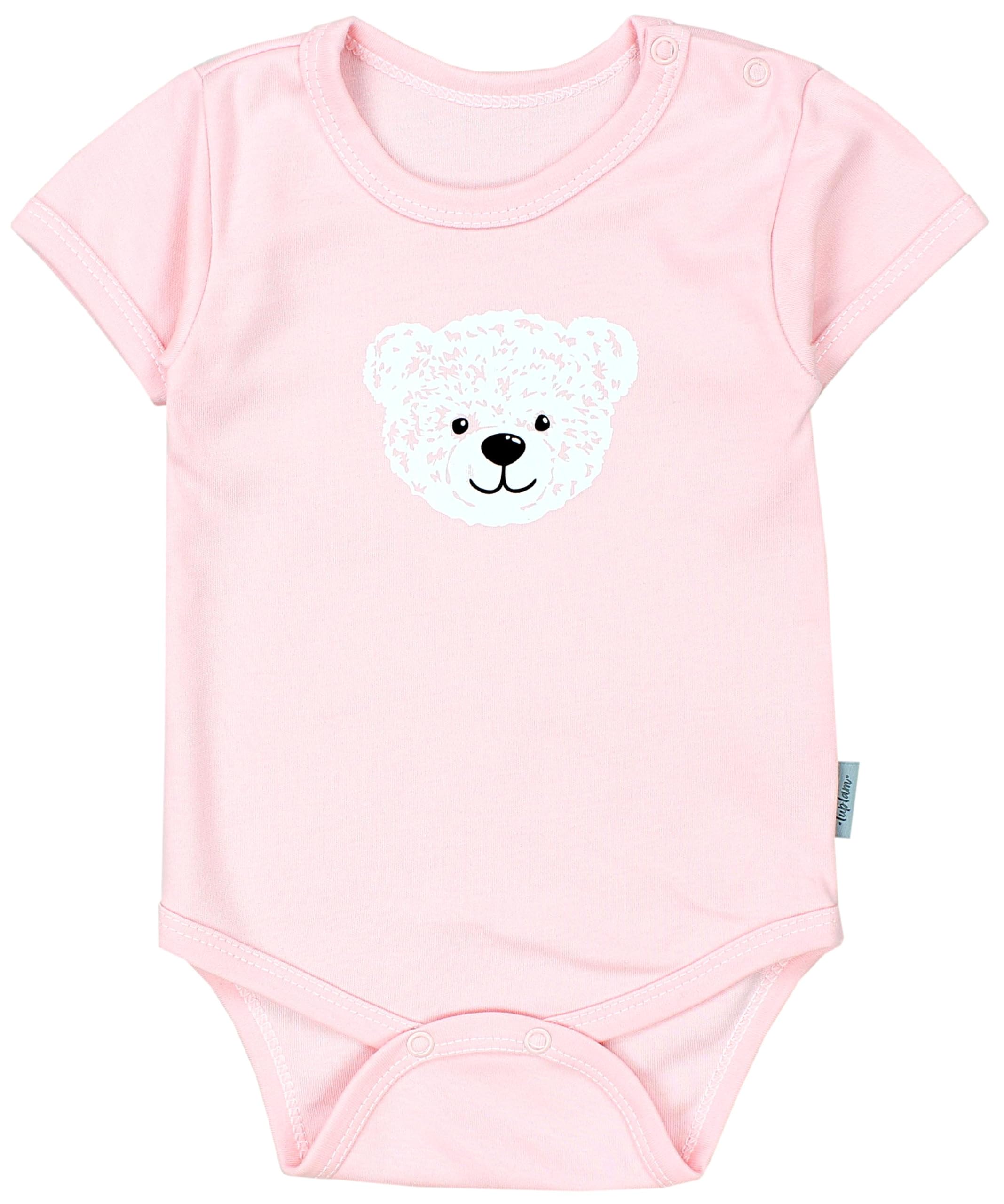 TupTam Body Bebé Niña 5 Piezas – Bodies Bebé de Algodón Manga Corta para Verano o Ropa Interior