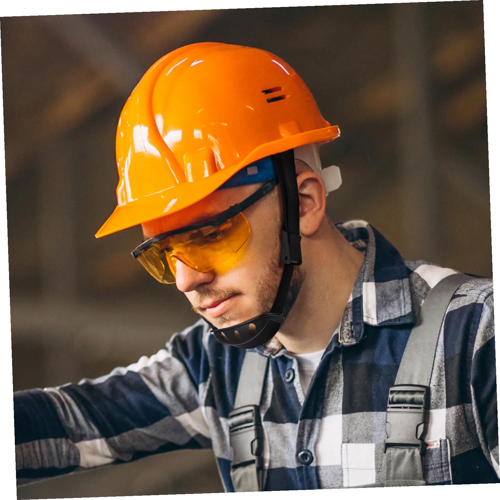Cabilock 10 Stück Universeller Kinnriemen für Schutzhelm Verstellbar Elastisch Langlebig Football Chin Strap Sicherheitshelm Riemen Geeignet für Bauhelm und Outdoor-Einsatz