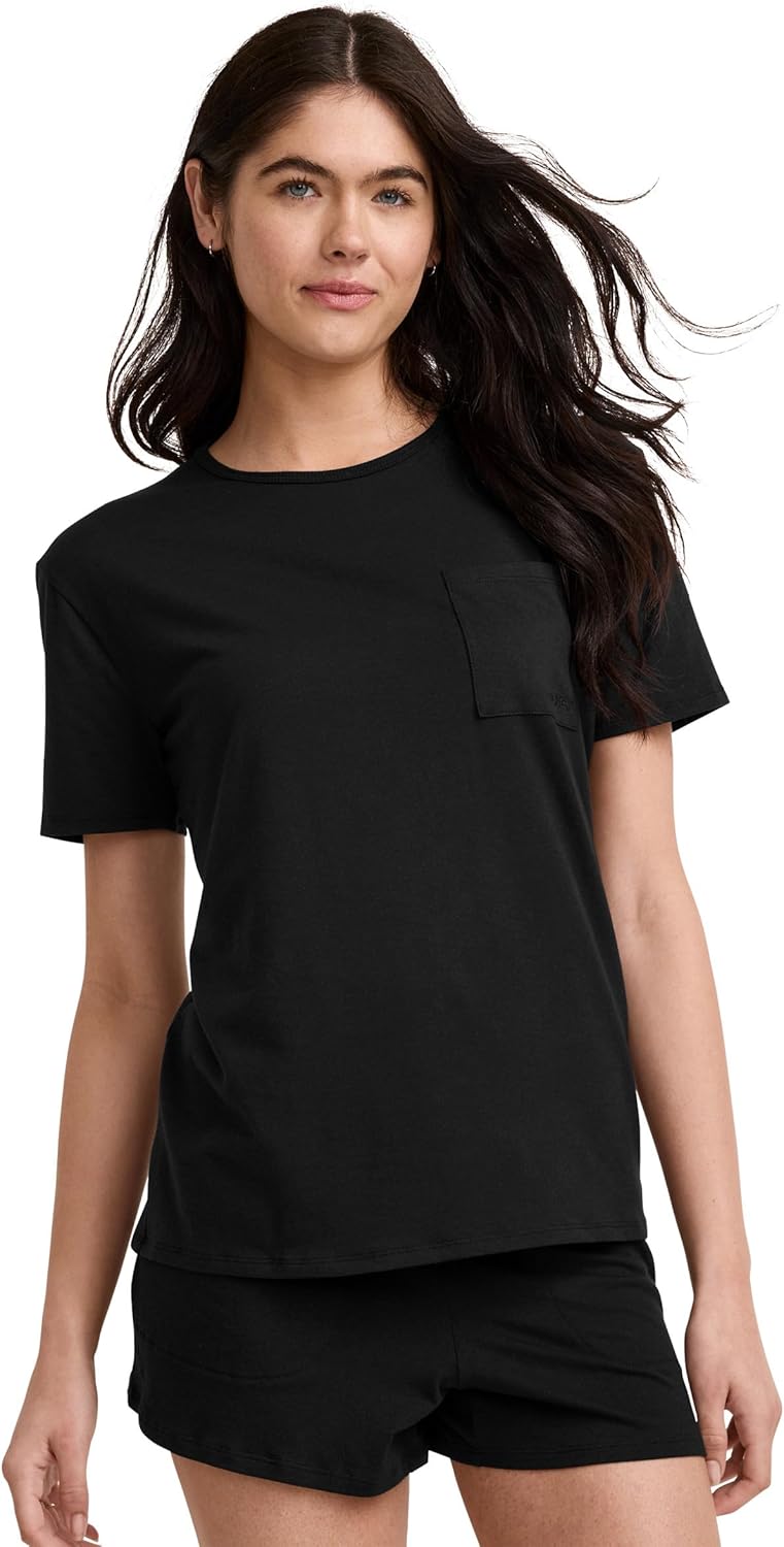 Jockey Women's Loungewear Cotton Modal Short Sleeve Tee