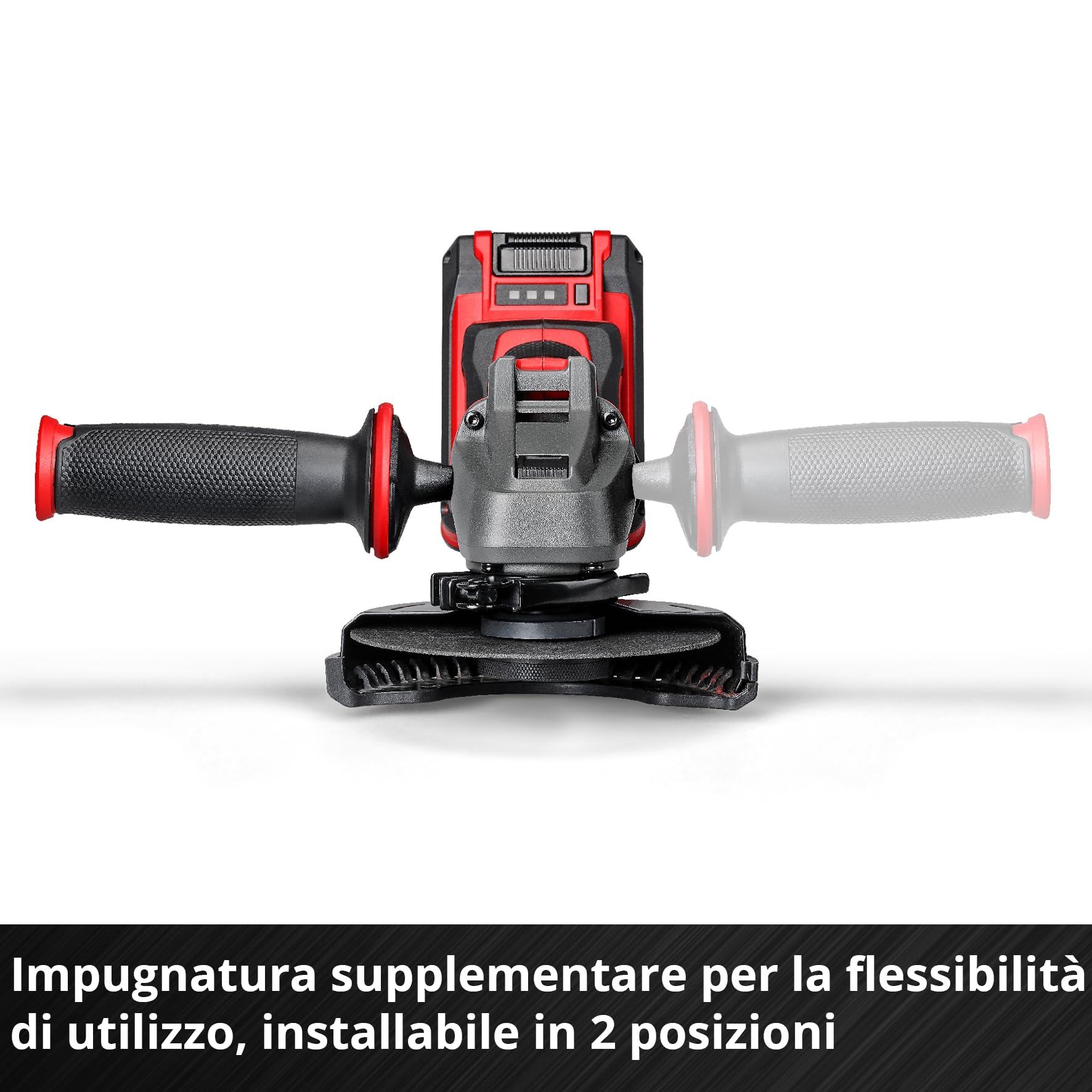 Einhell Smerigliatrice angolare a batteria AXXIO 18/115 Q Li-Solo Power X-Change (18V, 700 W, Ø 115 mm, profondità taglio 28 mm, brushless, Quick-Fix-Nut, disco da taglio e batteria esclusi)