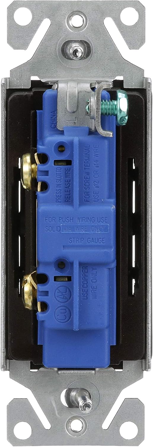 Eaton 7501RB-K-L single Pole Designer Switch, Oil Rubbed Bronzeoil Rubbed Bronze