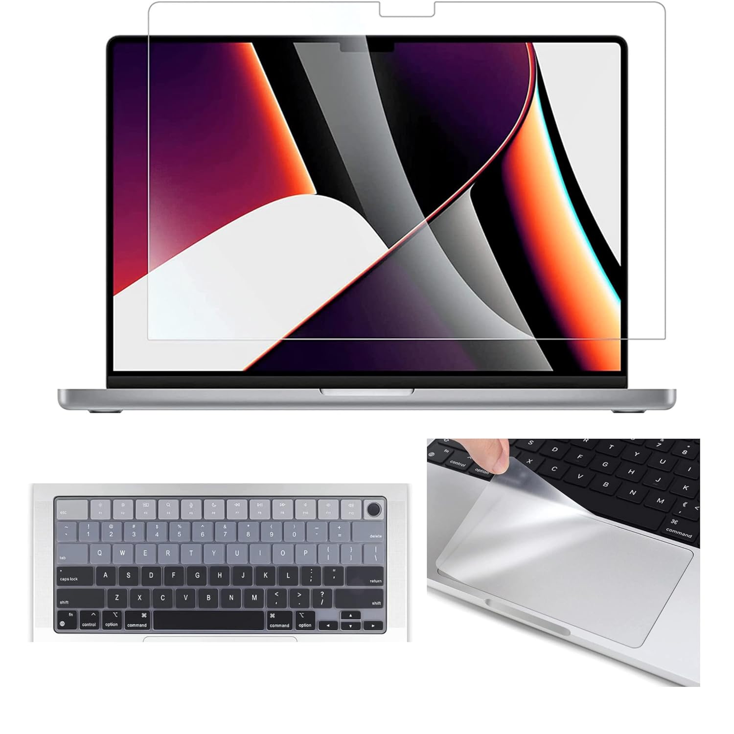 Laprite 3 in 1 Protection kit Ultra Thin Keyboard Cover, Screen