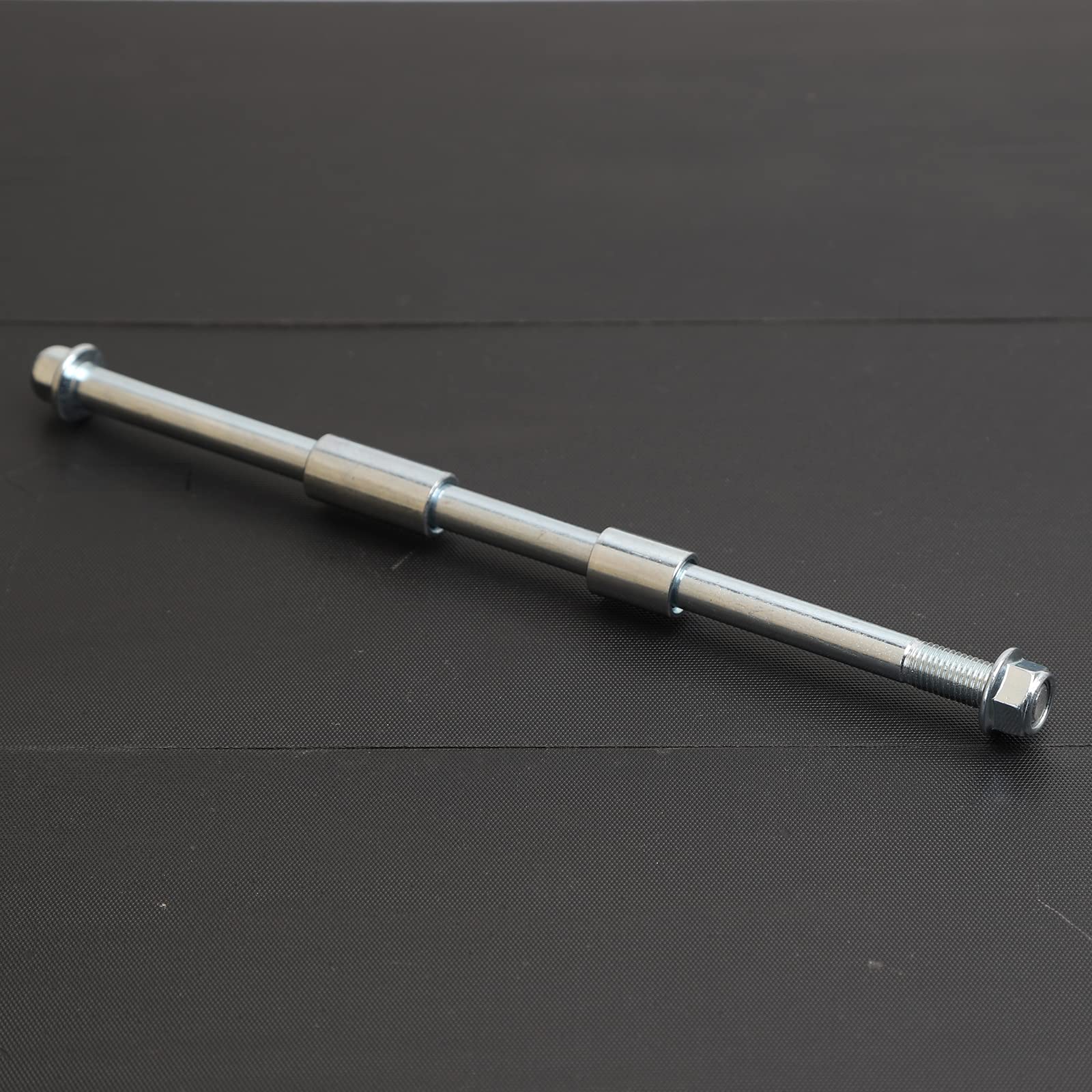 Minho Asse anteriore e posteriore da 10 mm 240 mm con boccola da 6 mm, 20 mm, 32 mm, adatto per moto, pit bike, ciclomotore, scooter, quad, ATV, mini bici