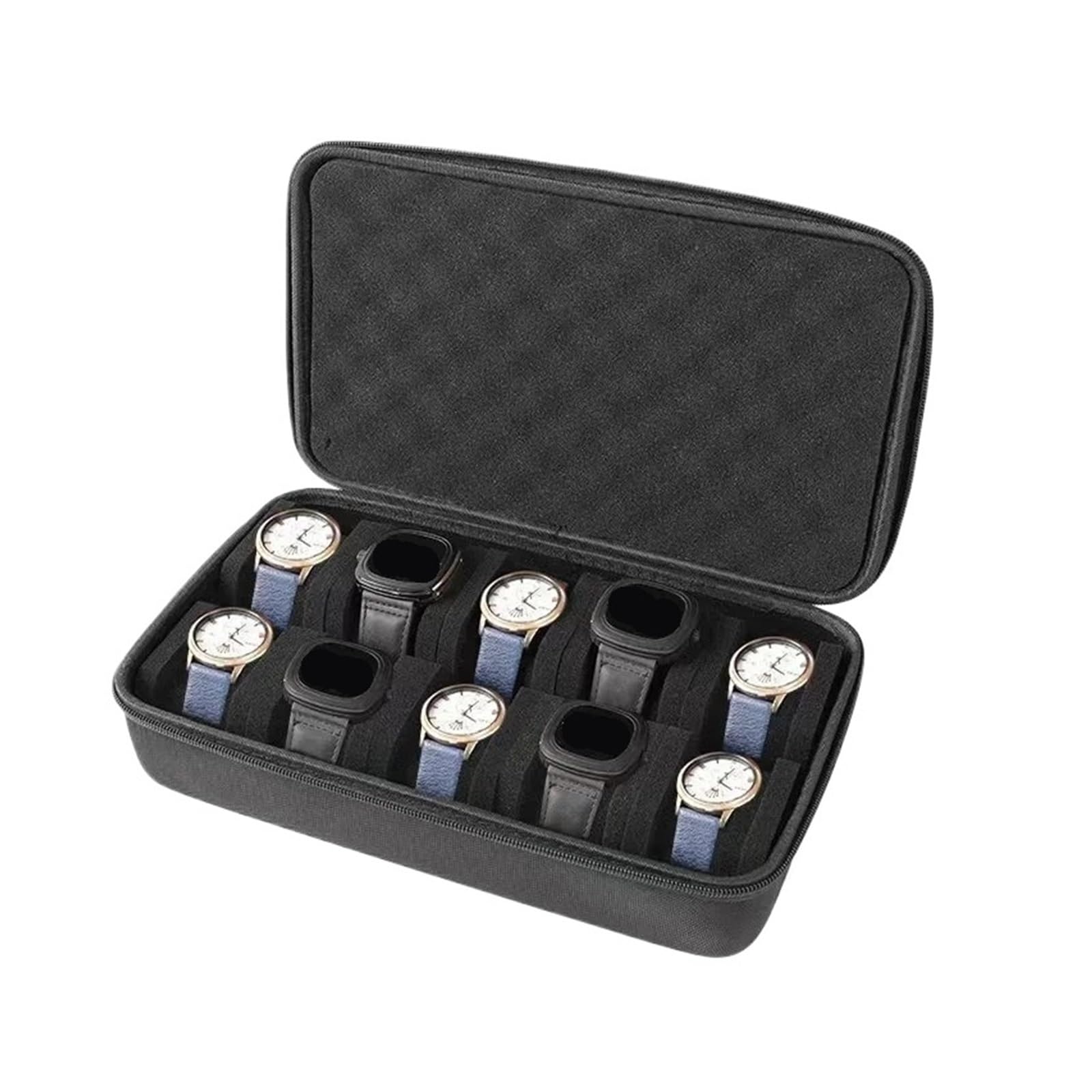 LuoAXINN Watch Case Watch Storage Box Organizer for Men Women Travel Case Portable Display Holder for Wristwatches Smart Watches for Men
