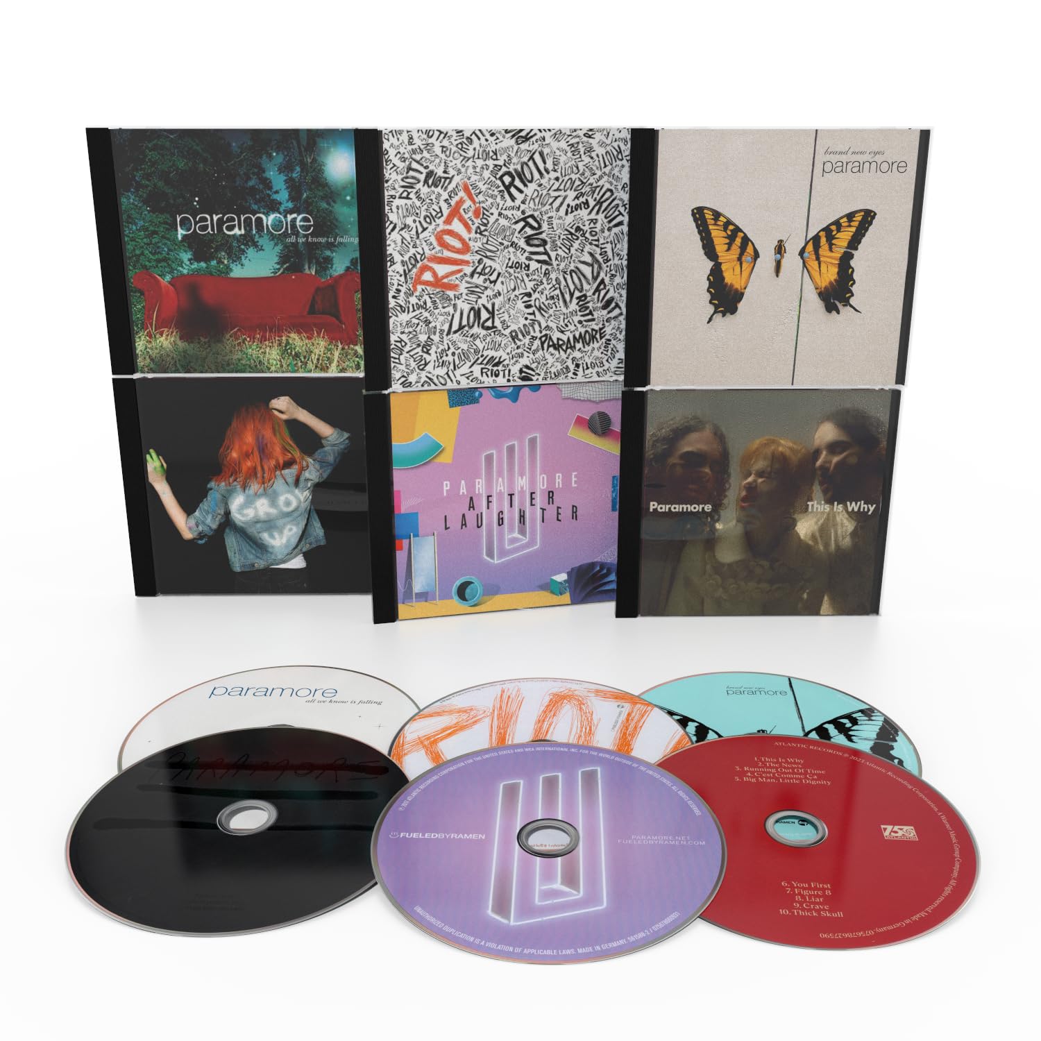 Two Decades Of - Paramore 2005-2023 The Complete Discography: All We Know Is Falling / Riot! / Brand New Eyes / Paramore / After Laughter / This Is Why