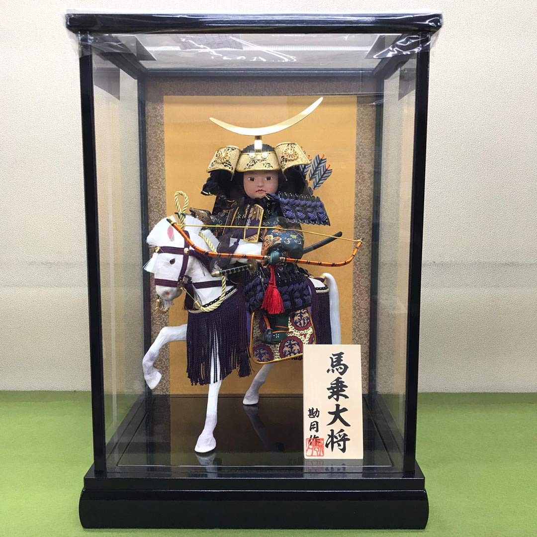 乗馬大将　5月人形 五月人形 大将飾り 馬乗大将 馬乗初陣 京人形 インテリア 大橋弌峰 猪