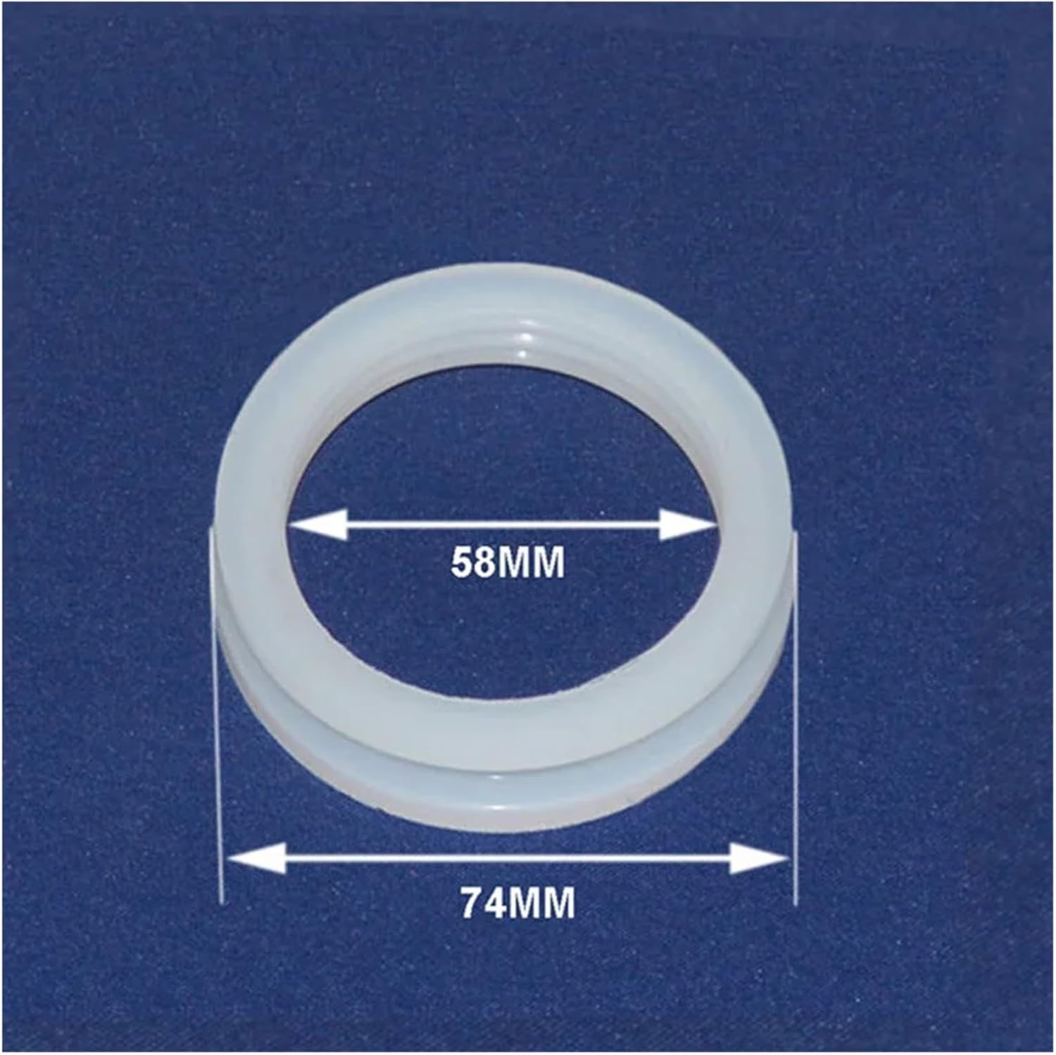 5pcs/lot 58mm or 47mm white silicon sealing ring for vacuum tube solar water heaters,silicon O gasket(58mm)