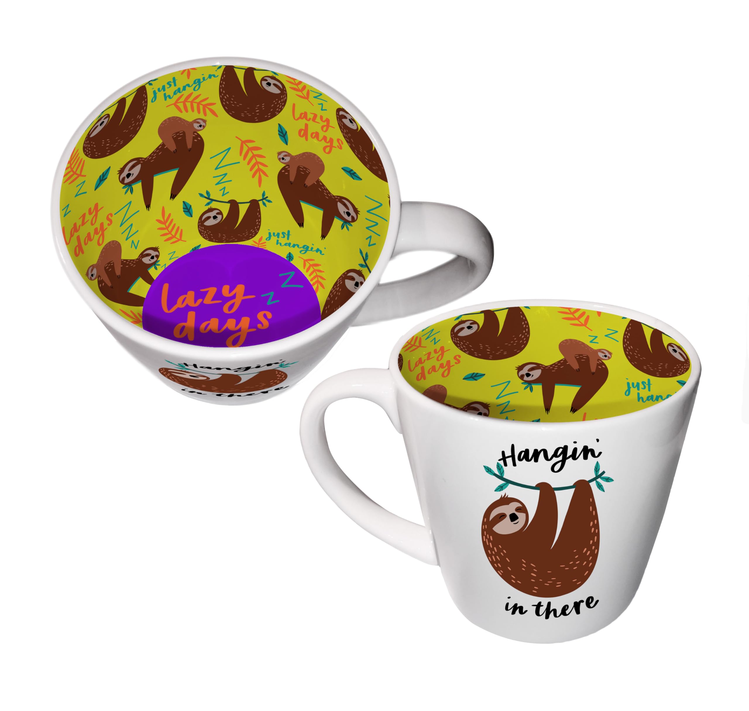 WPL Gifts Hangin' in There Coffee Tea Mug Inside Out 250ml