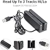 Mini Msr100 Swipe Magnetic Credit Card Reader 3 Tracks Hi / Lo Data Collector USB Msr Stripe Card Reader for Point of Sale (POS) Access Control ID Verify