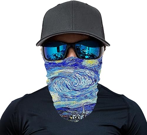 Miniatura 5 de KIDVOVOU Bandana con estampado 3D para hombre y mujer, máscara facial con protección solar UV, pasamontañas, polaina, bufanda, bufanda, para