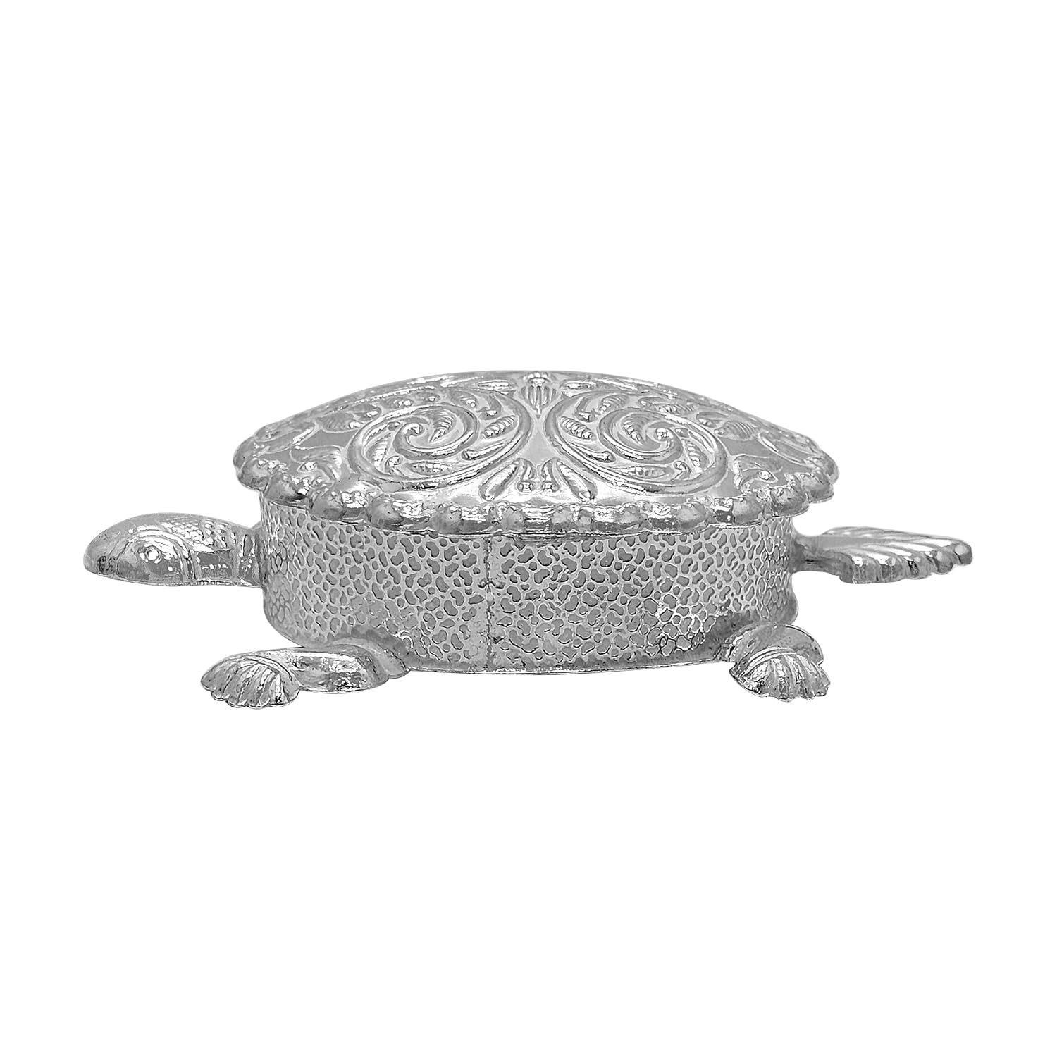 MAA SILVER Pure Silver Haldi Kumkum Dabbi Box BIS Hallmarked with Tortoise Kachua Shape & Beautiful Design Perfect for Gif... - Review, Price and Buying Guide