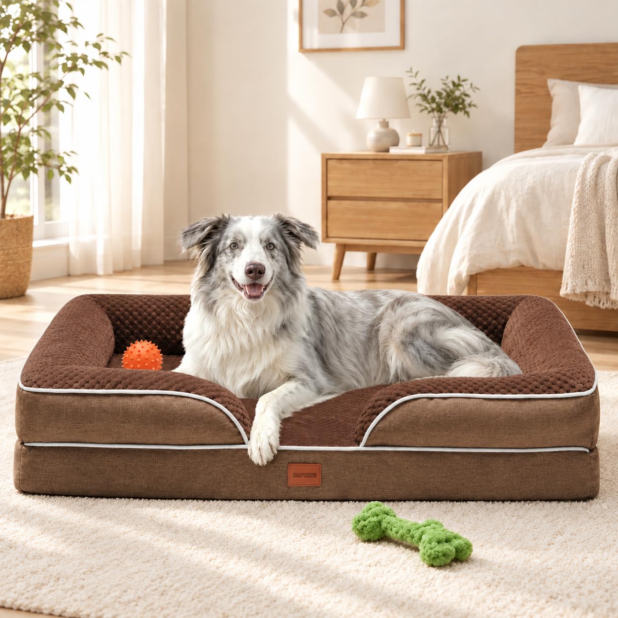 Orthopedic XL Dog Bed Extra Large with Removable Washable Cover
