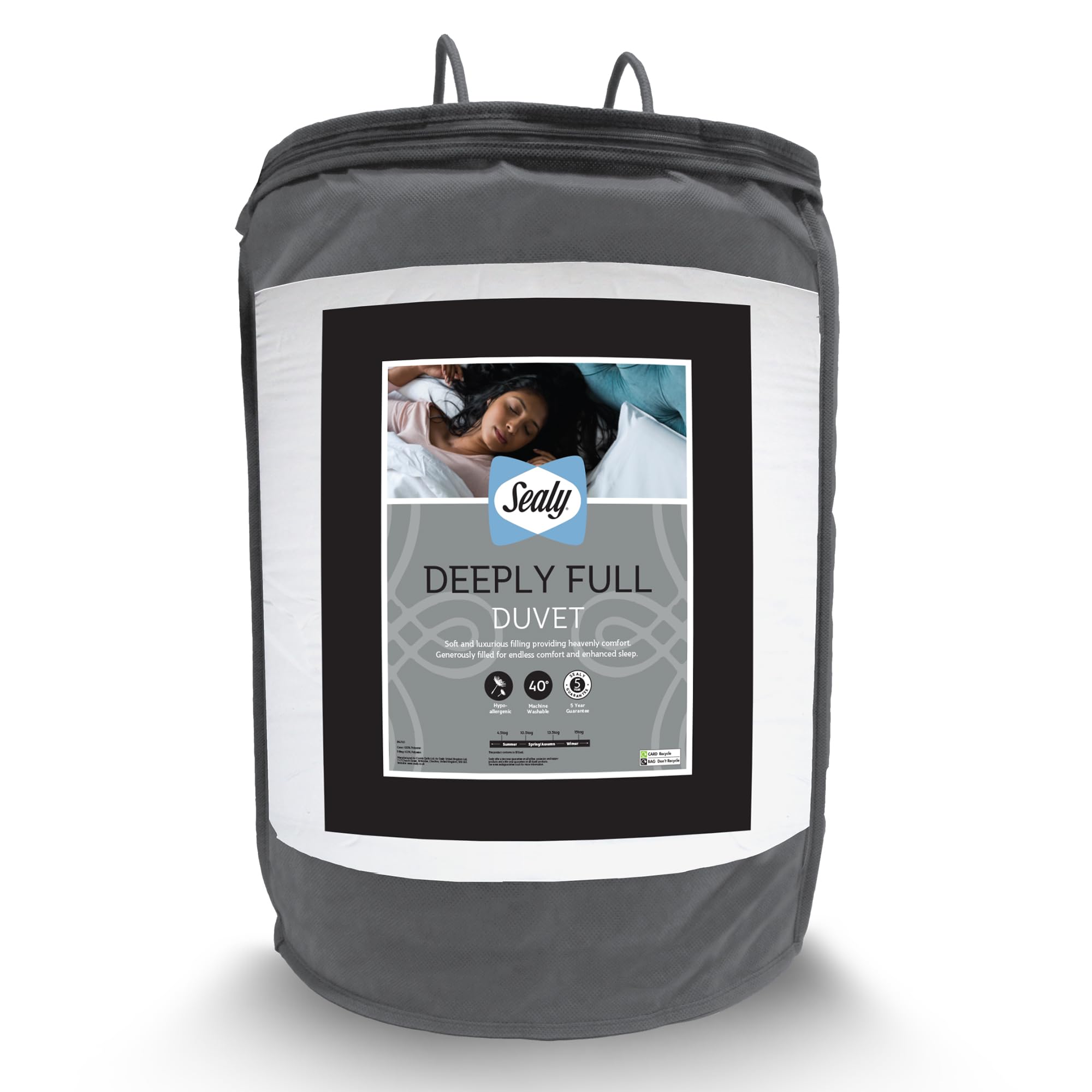 Sealy (Double) Deeply Full 10.5 Tog Luxury Duvet All Season