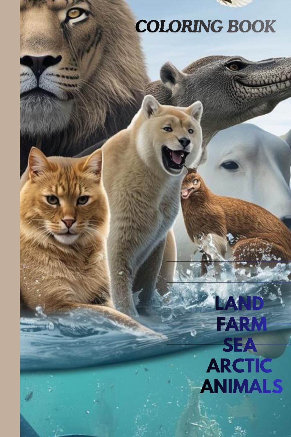 Amazing Animals Coloring Book: A Fun and Creative Animal Coloring Book for Kids and Adults to Relax, Learn, and Enjoy
