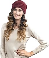 Vista 3 de FORBUSITE Gorro de punto largo holgado para hombre para verano e invierno, de gran