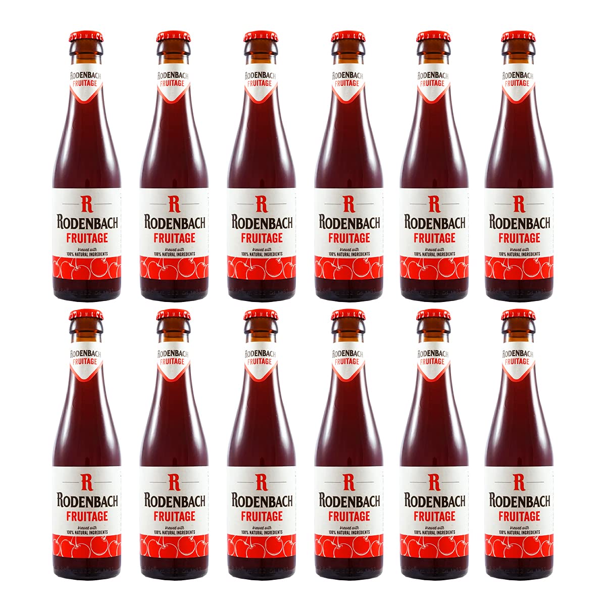 Rodenbach Fruitage, Erfrischendes Flämisches Fruchtbier mit 3,9% vol, 12x 0,25 Liter