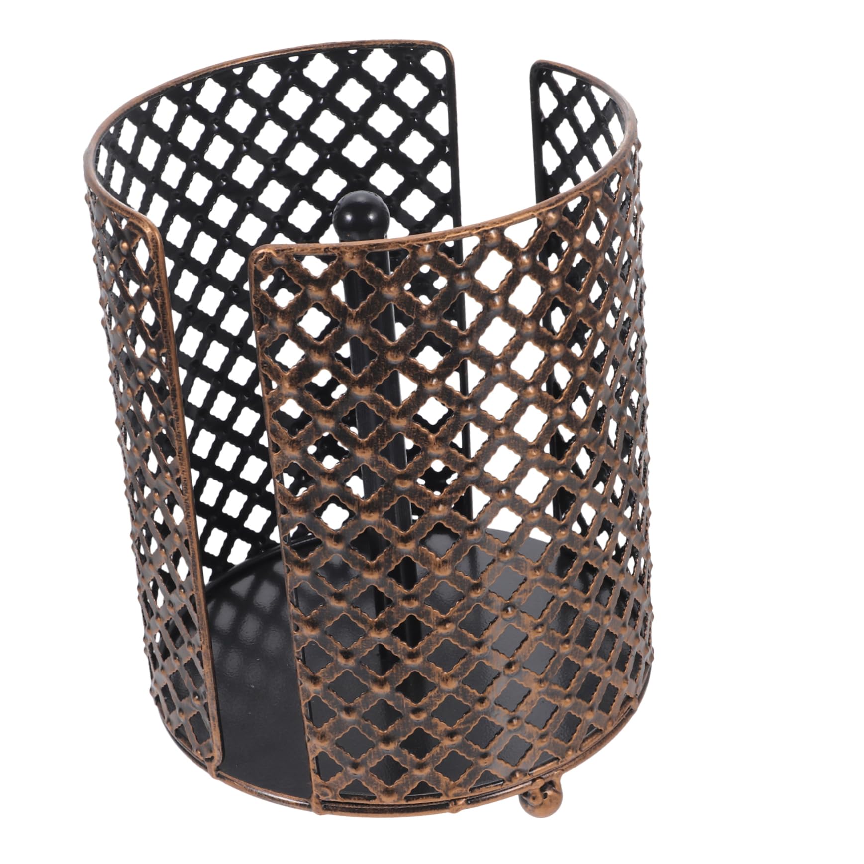 Anneome Porte-Rouleau Facile à Installer et Utiliser en Fer Rond de Papier Toilette Simple et Élégant pour Toilettes D'hôtel Cuisine