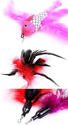 Miniatura 6 de Paquete variado de 2 juguetes para gatos, juguetes interactivos para gatos, juguetes para gatitos, los mejores juguetes para gatos para ejercicio,