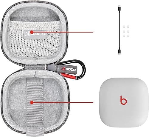 Miniatura 9 de RLSOCO Funda para auriculares inalámbricos con cancelación de ruido Beats Fit ProFit Pro x Kim True (morado)