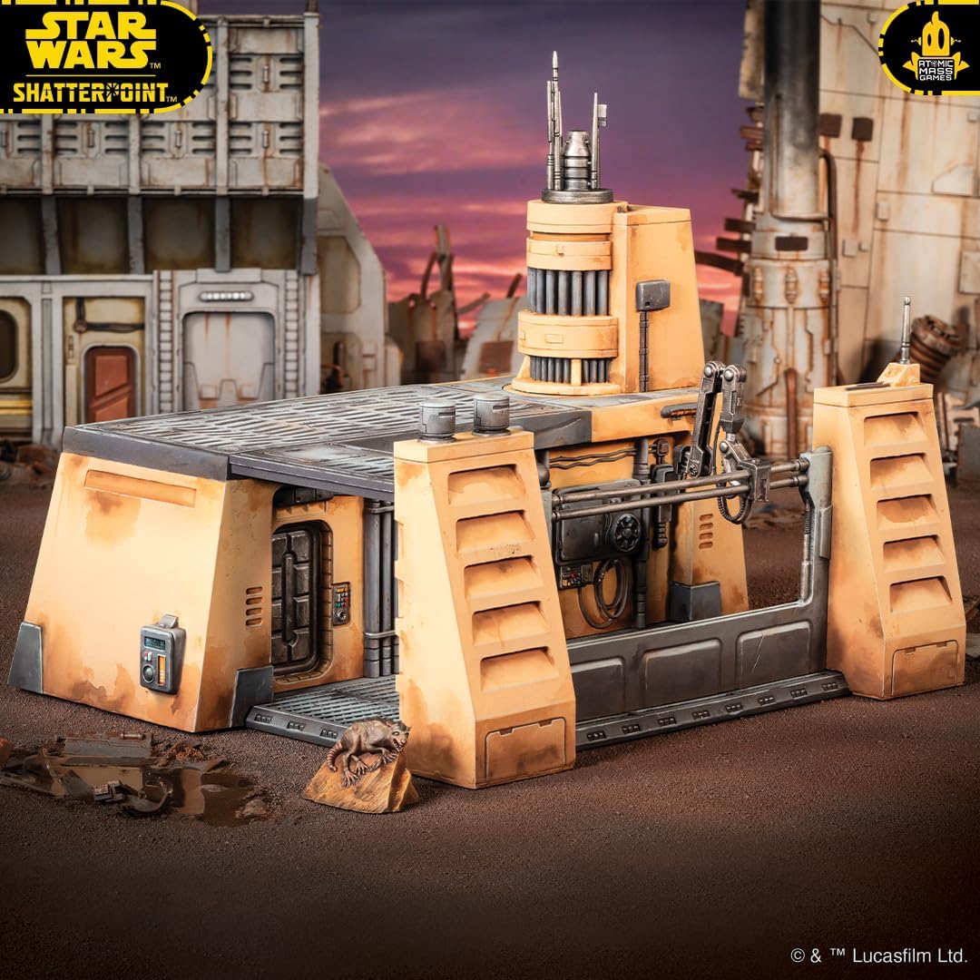 Star Wars Shatterpoint Maintenance Bay Terrain Pack - Enhance Gameplay! Tabletop Miniatures Game for Kids and Adults, Ages 14+, 2 Players, 90 Minute Playtime, Made by Atomic Mass Games