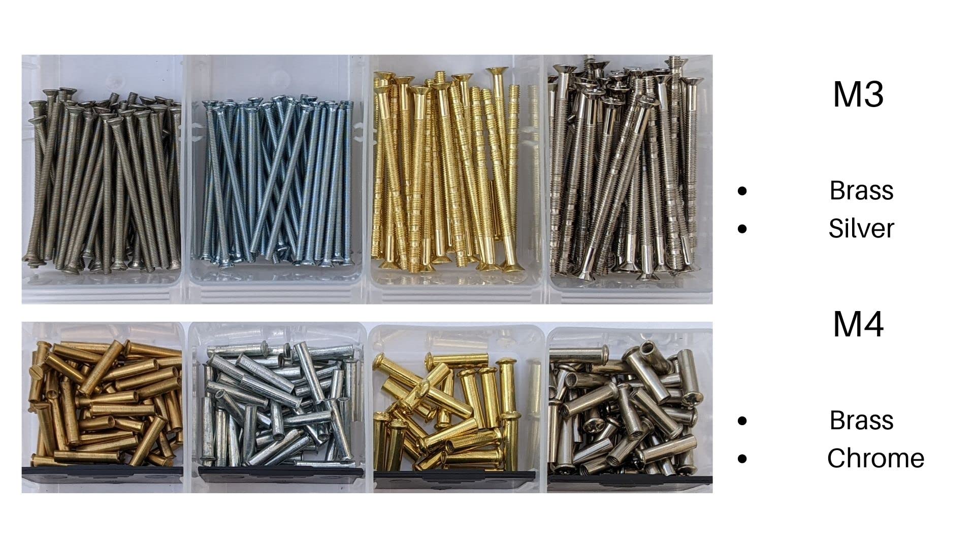 Pack of 8 M3 Door Handle Screws Silver Bolt Connecting Sleeve Male to Female for Doors Handles Knobs Escutcheons and Others - Image 4