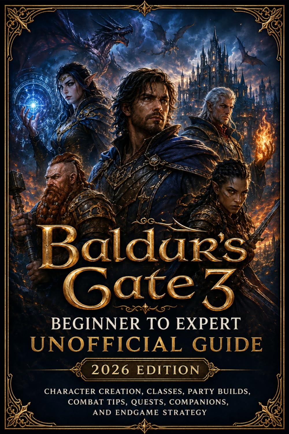 Baldur’s Gate 3 Beginner to Expert Unofficial Guide 2026 Edition: Character Creation, Classes, Party Builds, Combat Tips, Quests, Companions, and Endgame Strategy