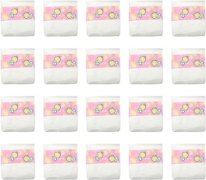 CHAREX Reborn Baby Doll Diapers - 20 Pieces Pack Newborn Diapers, Doll Accessories for 18-24 Inch Reborn Dolls