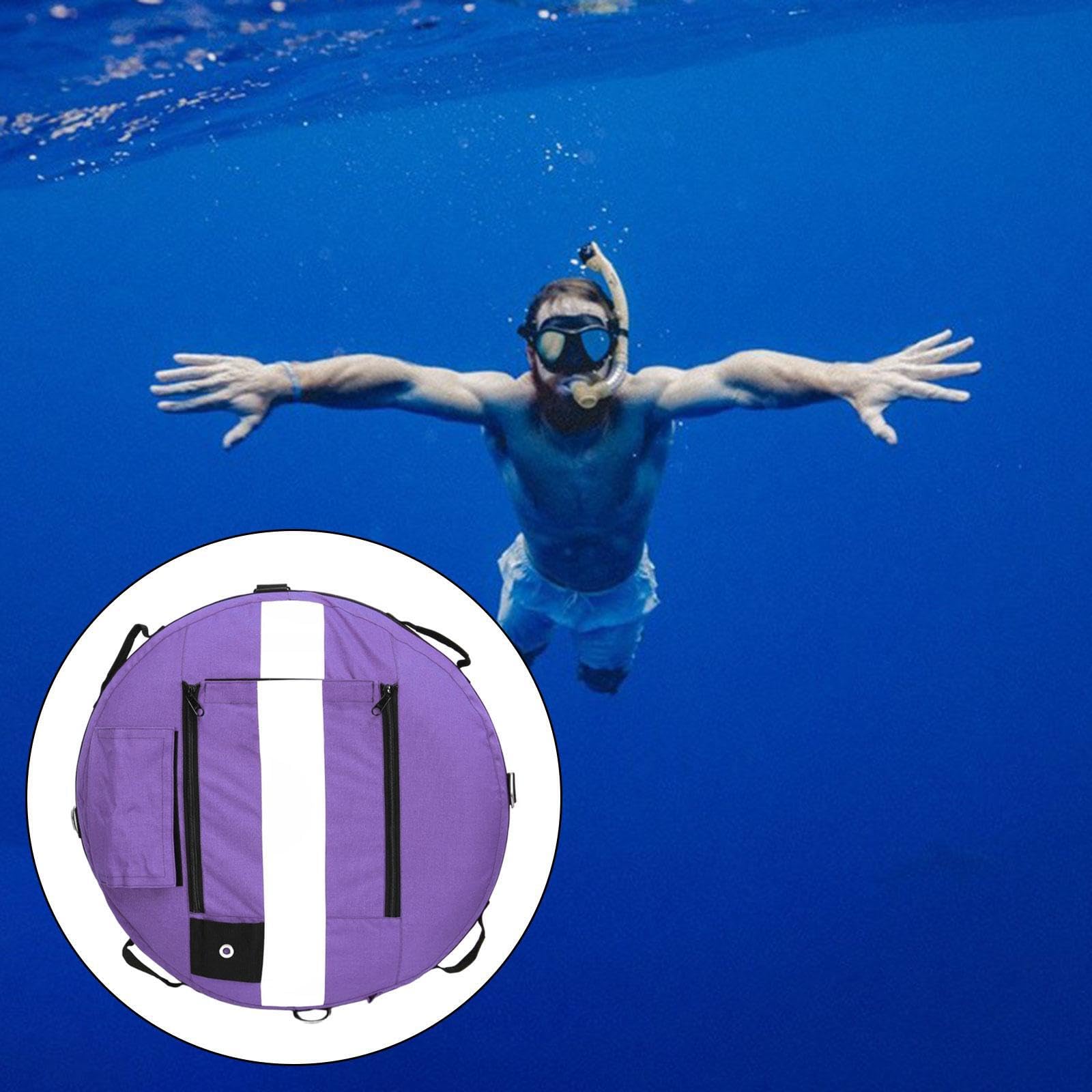 Schleppboje für Angler, Strand und Schwimmer – Premium Qualität, | robuste Ausführung, leuchtende Farben, langlebig und zuverlässig für Wassersport, Freitauchen, aufblasbare Signalboje