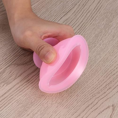 Miniatura 8 de Juego de 12 tazas de ventosas de silicona rosadas, juego profesional de terapia de succión de masaje al vacío, ventosas corporales, taza de masaje,
