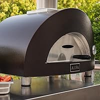 Vista 4 de Alfa Un horno de pizza al aire libre con encimera de gas natural de cobre