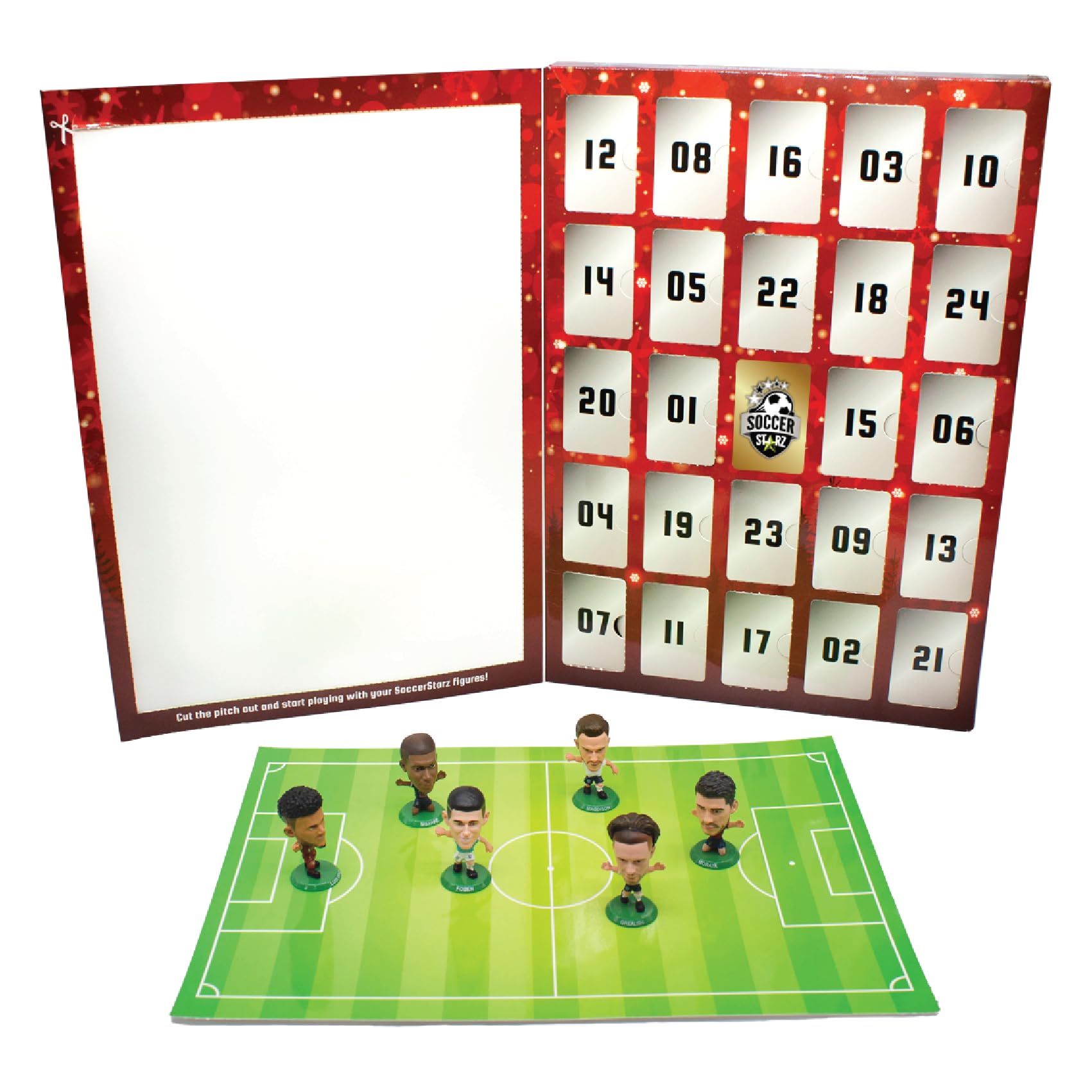 Soccerstarz Calendario de Adviento de Navidad con 25 ventanas