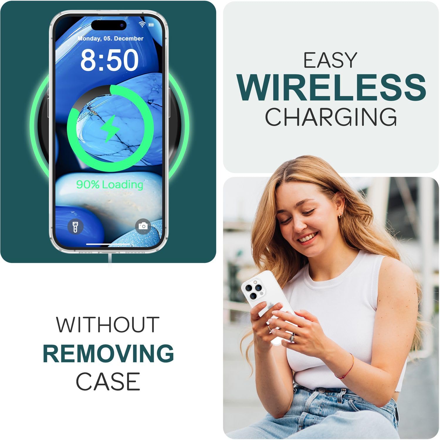 NALIA Cover Semitrasparente Smerigliata Per IPhone 15 Pro – Custodia Anti-giallo, Dorso Rigido E Cornice In Silicone, Antiurto - 3