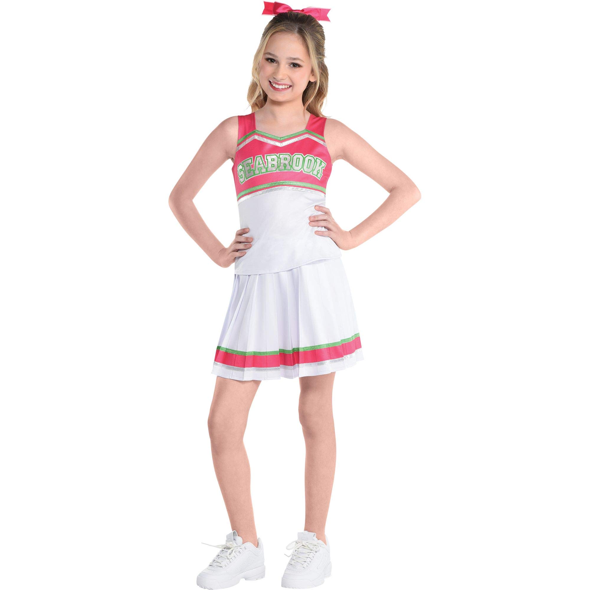 Party City Addison Cheer Halloween Costume for Girls, Disney’s Zombies 2, Medium, Includes Top, Skir
