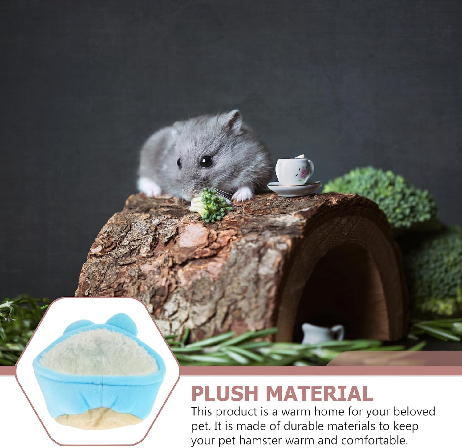 Toddmomy 2pcs Hamster Cotton Nest Pet Sleeping Bed Warm Soft Small Animal House for Winter Cozy Resting Shelter Suitable for Hamsters and Small Pets
