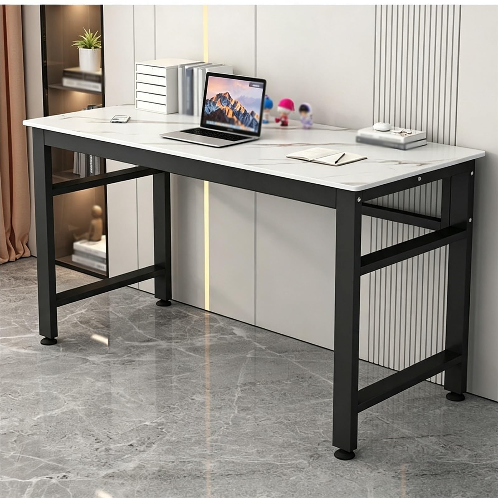 Scrivania ufficio rettangolare postazione lavoro computer Scrittoio