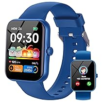 Smartwatch Bambini Fitness Tracker, 1.83″ HD Orologio per Bambino Bambina con Frequenza Cardiaca Monitor del Sonno Resistente all’Acqua IP68, Smart Watch per Ragazza Ragazzo Ado 5-16 Anni Regalo, Blu