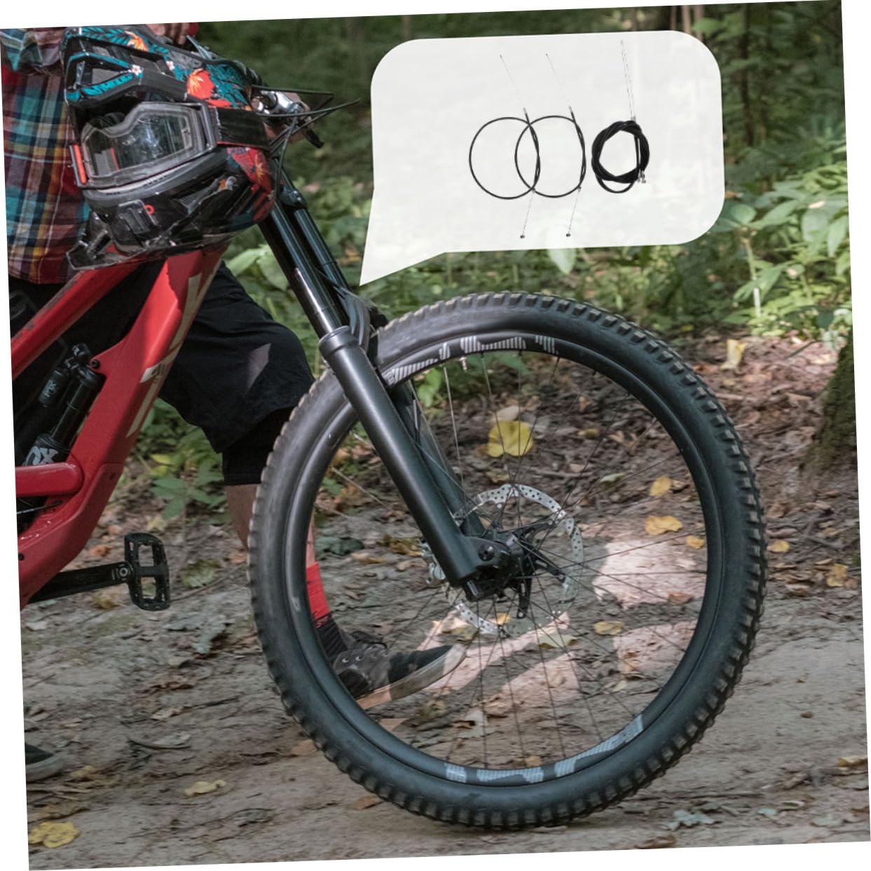 Gatuida Cables para Bicicleta de Delanteros Traseros Resistente y Duradero para Reparación Bicicletas