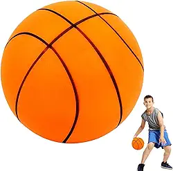 Bola de Basquete Silenciosa 4Leader - Feita para Treino Interno - Bola de Espuma para Basquete Infantil - Diversão Segura e Sem Ruídos - Treinar Coordenação e Reação da Criança