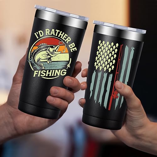 Miniatura 4 de Fufandi Regalos de pesca para hombres, regalos para pescador, regalo de cumpleaños del día del padre para papá, hombres, marido, él