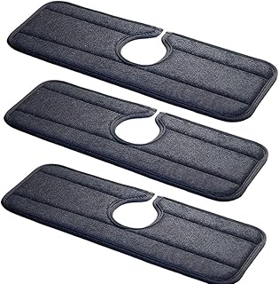 balikha Fiber Kitchen Faucet Absorbent Pad Faucet Drip Catcher Water Stains Prevent Sink Splash Guard for Bathroom Counter...
