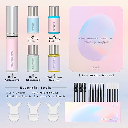 Miniatura 3 de Kit de laminación de cejas | Kit profesional de laminación de cejas | Kit de elevación de cejas de queratina para cejas DIY en casa para cejas más