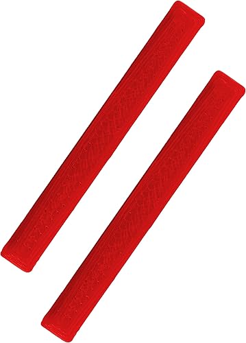 Teak Tuning Gem Edition - Rieles adhesivos para tablero, color rojo rubí, juego de 2 rieles para diapasón, juego de 2 rieles, diseñados y fabricados