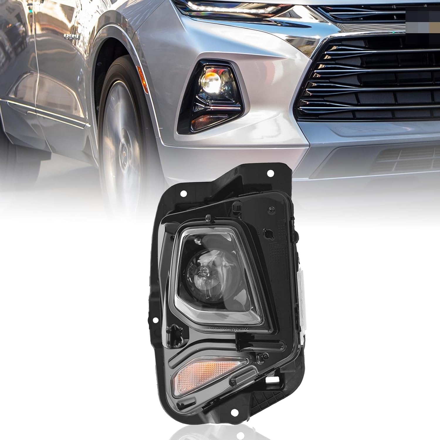 Xenon White Headlight Assembly Right Side for Chevrolet Blazer Chevy Blazer 2019 2020 2021 w/Bulb- Partlink: GM2503492 | oeN 84788650